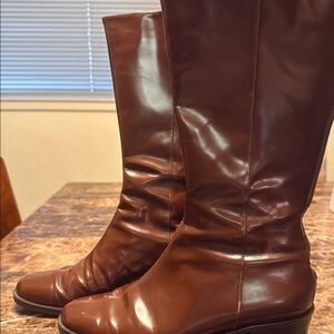 Amalfi Brown‎ Heeled Boots